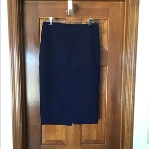 Blue New York & Company pencil suit skirt